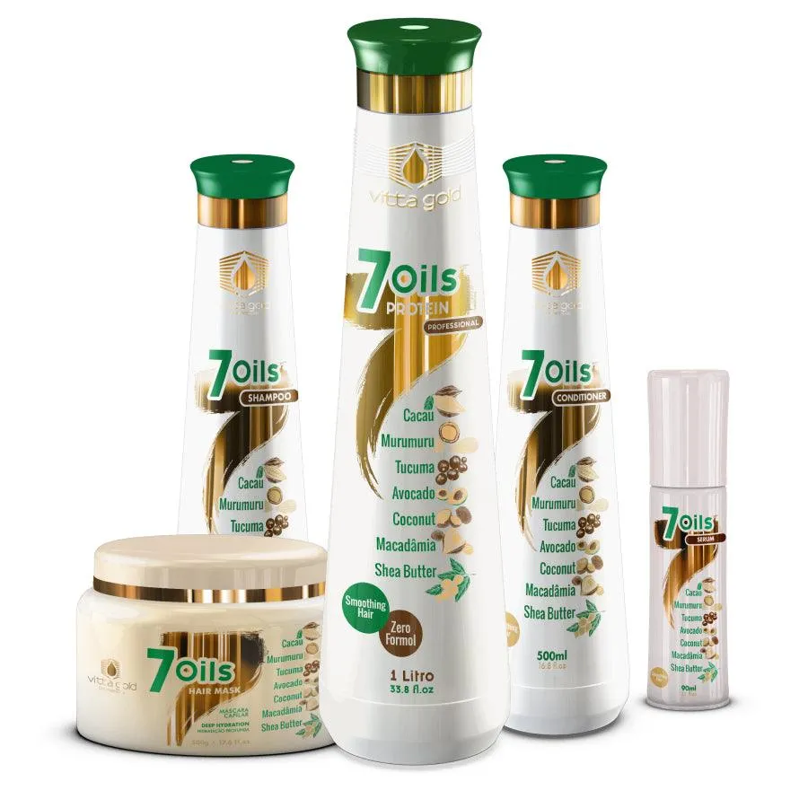 7 Oils™ Hair Straightening Complete Set