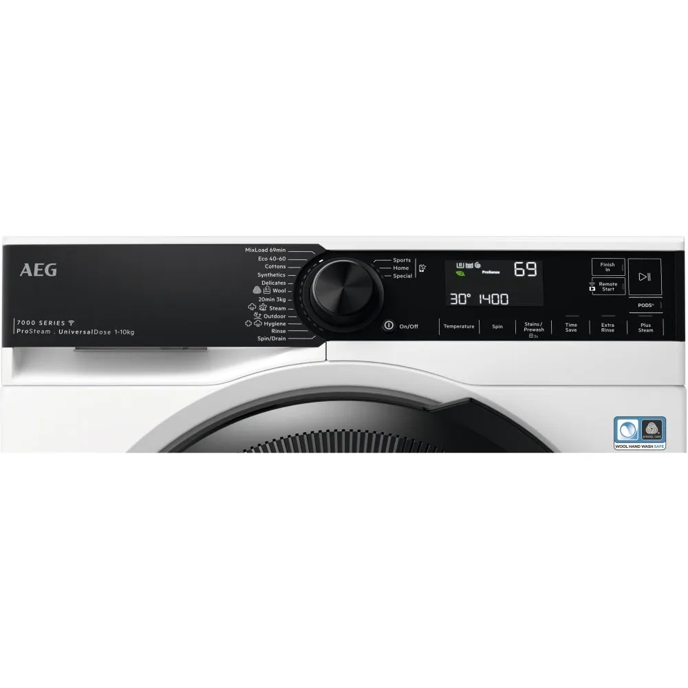 AEG LFR74164UC 1600 Spin 10kg Washing Machine, White