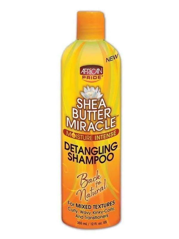 African Pride Shea Butter Miracle Detangling Shampoo 12oz