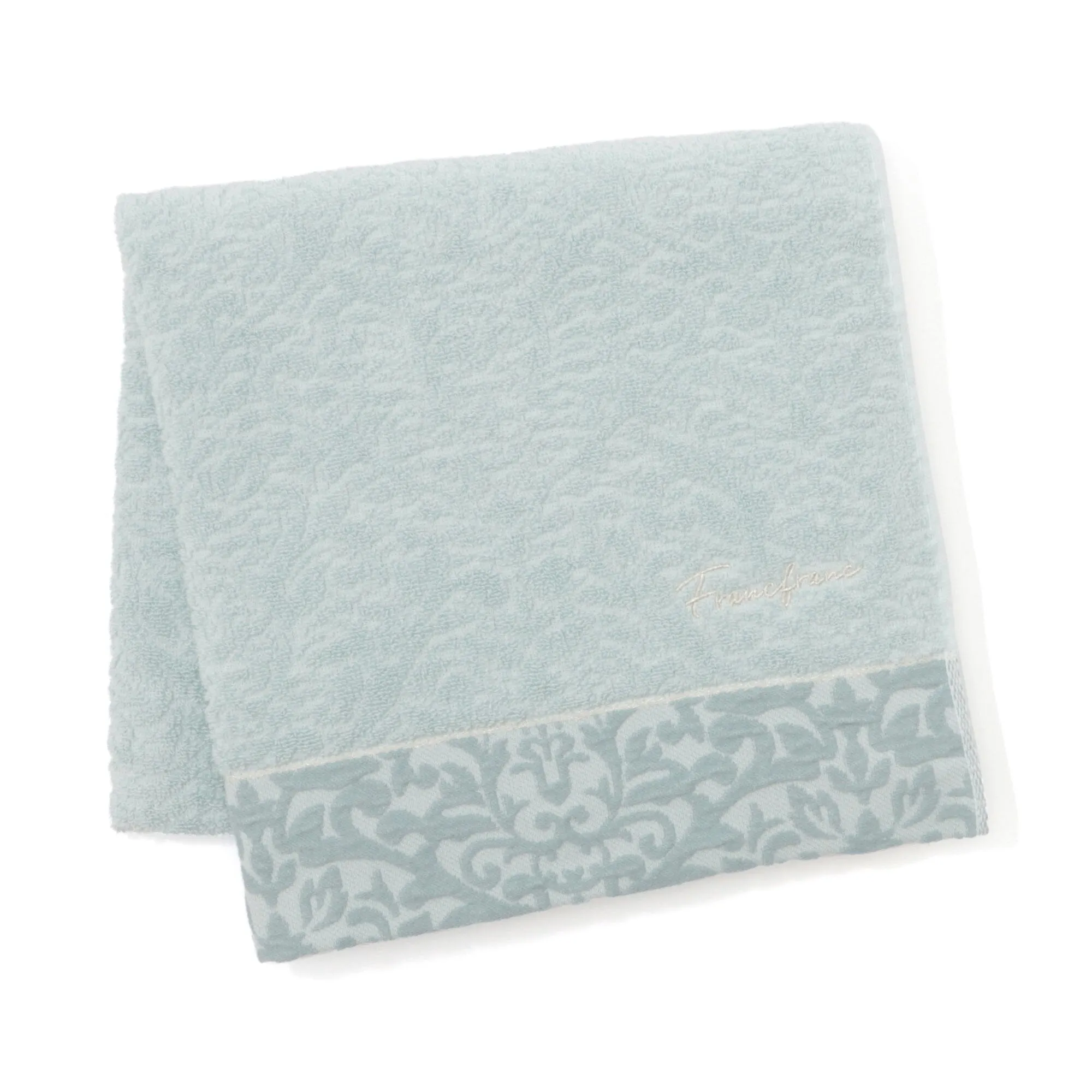 Antibacterial And Deodorizing Acanthus Bath Towel, Blue