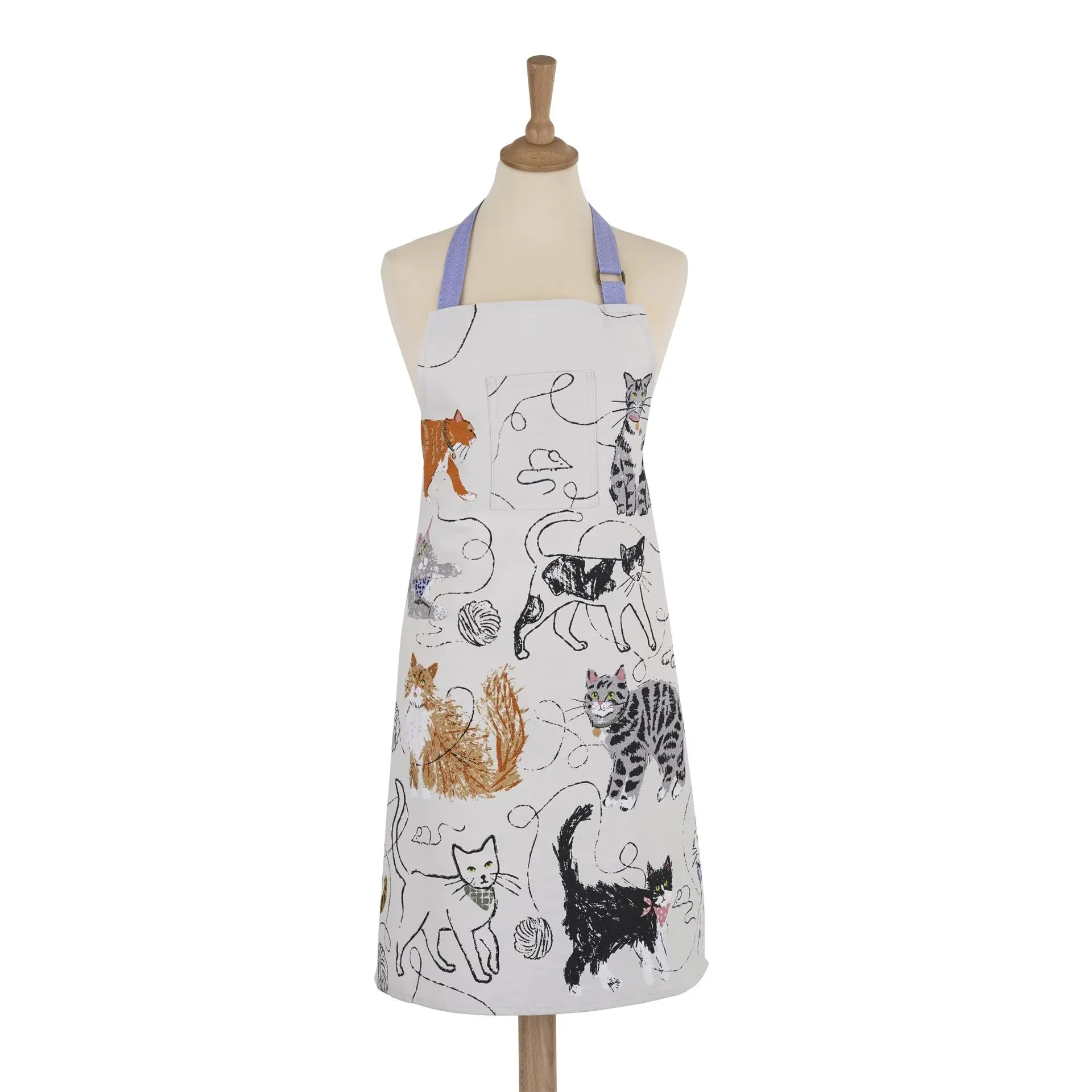 Apron (Cotton) "Feline Friends"