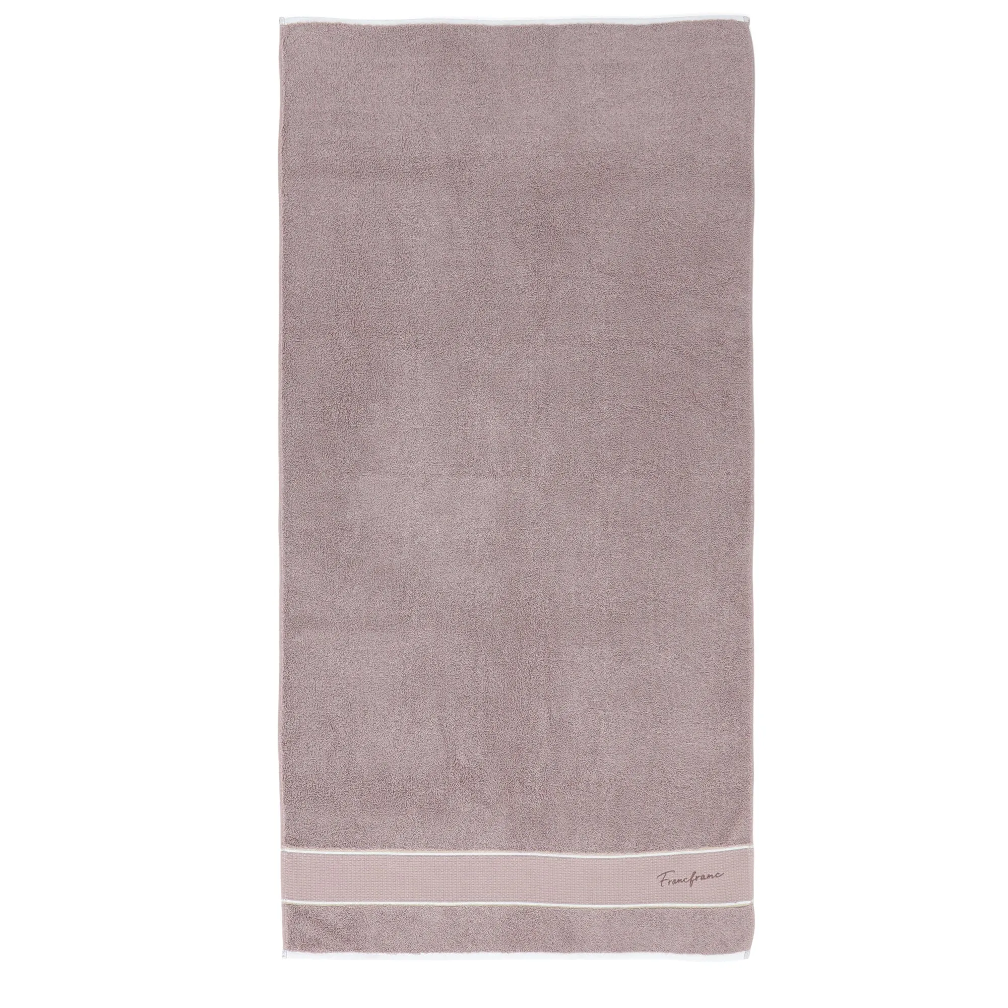 Basic Logo  Bath Towel  Brown