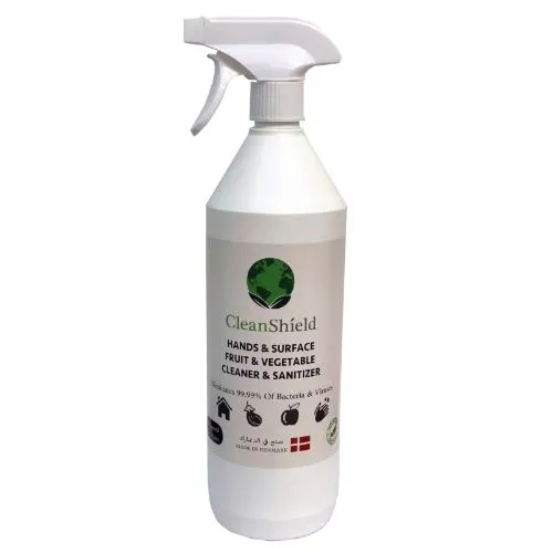 Clean Shield Hand And Surface Sanitizer Spray 1 LI