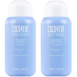 Coco & Eve Boost Therapy Hair Volumising Shampoo & Conditioner Twin 2 x 280ml