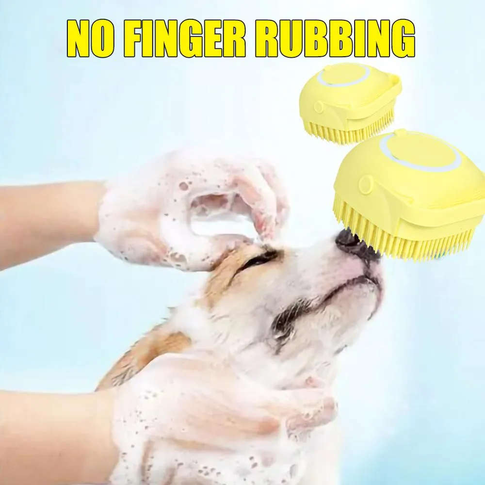 Cute Dog Bath Brush