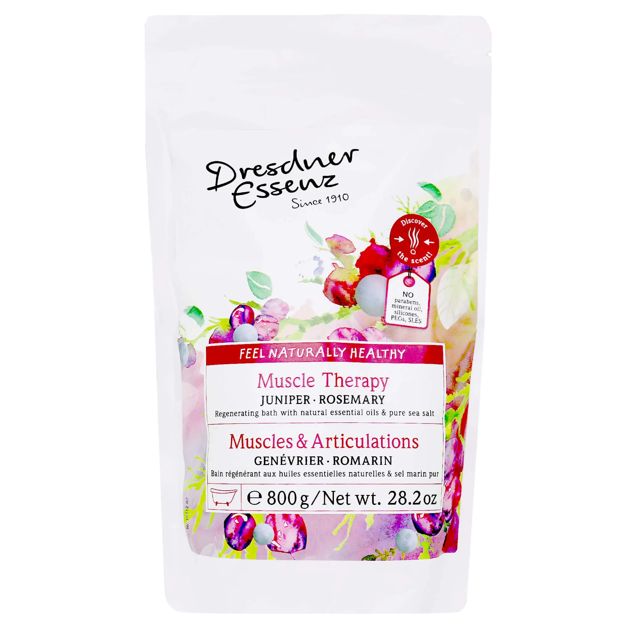 Dresdner Essenz Muscle Therapy Juniper Rosemary Bath Salts