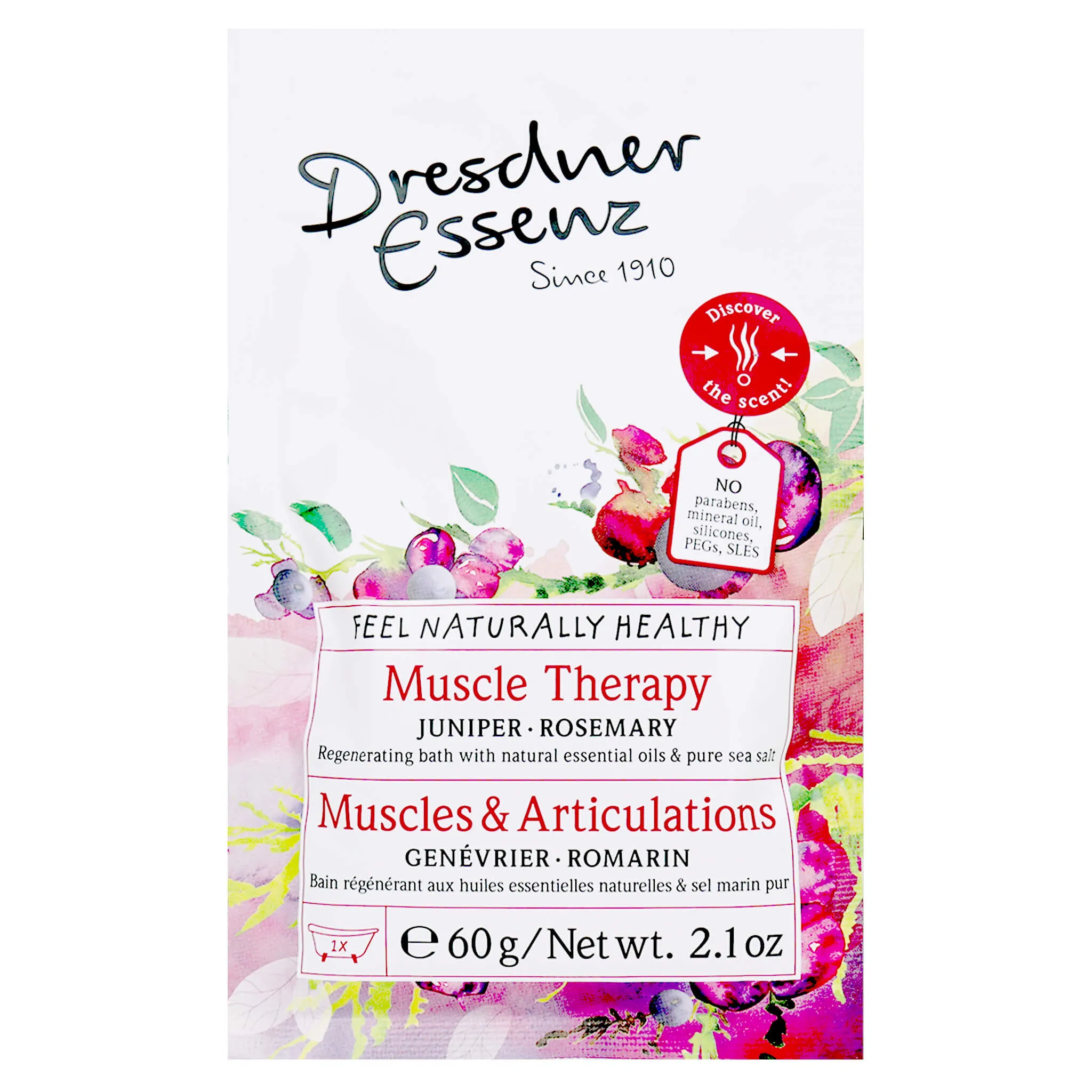 Dresdner Essenz Muscle Therapy Juniper Rosemary Bath Salts