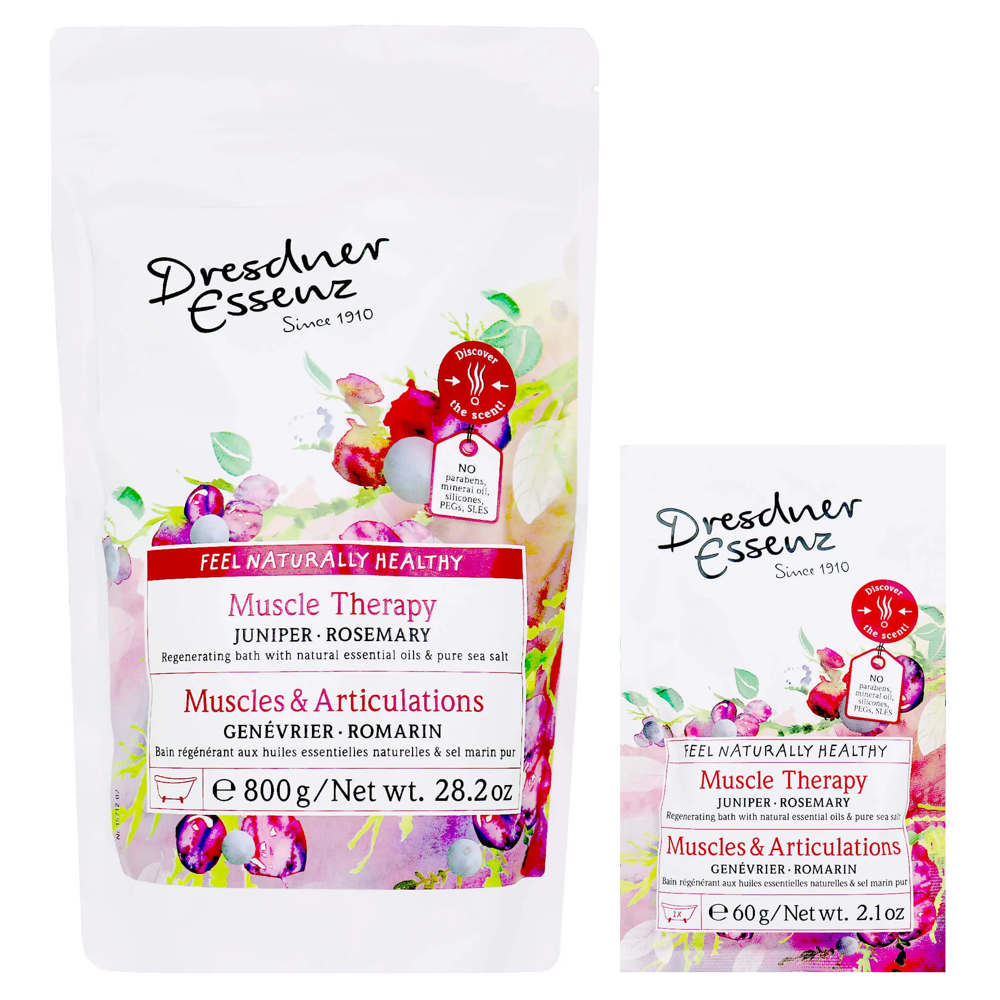 Dresdner Essenz Muscle Therapy Juniper Rosemary Bath Salts