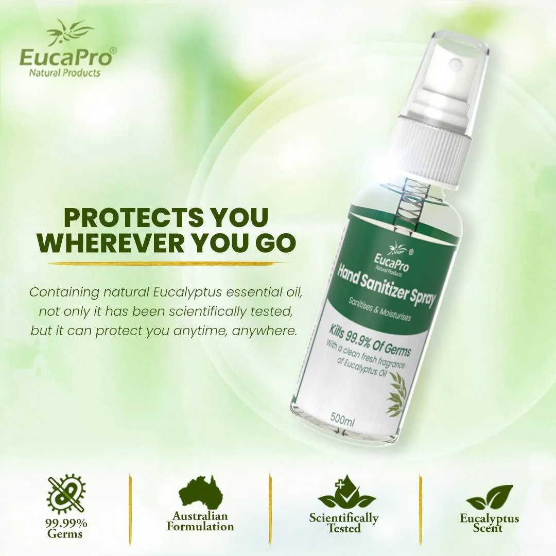 Eucapro Hand Sanitizer Spray (60ml) - Alcohol HST