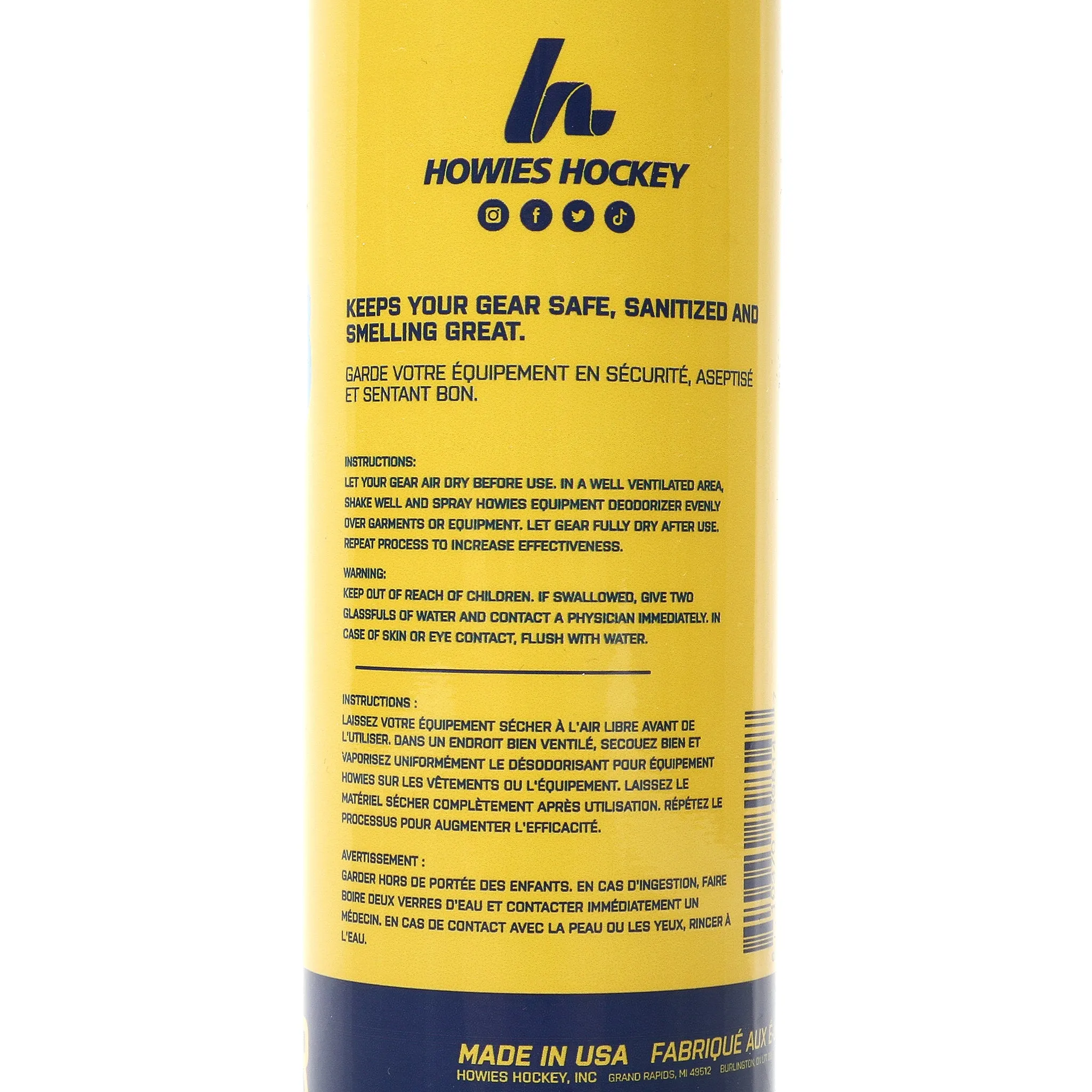 Howies Hockey Equipment Deodorizer (Sanitizer)