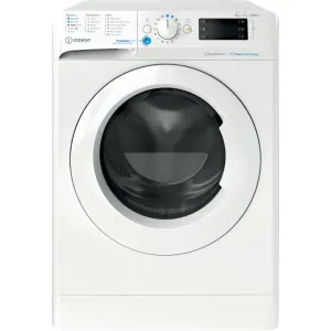 Indesit BDE107436WV Washer Dryer, Wash 10kg Dry 7kg, 1400 Spin, White, D Rated