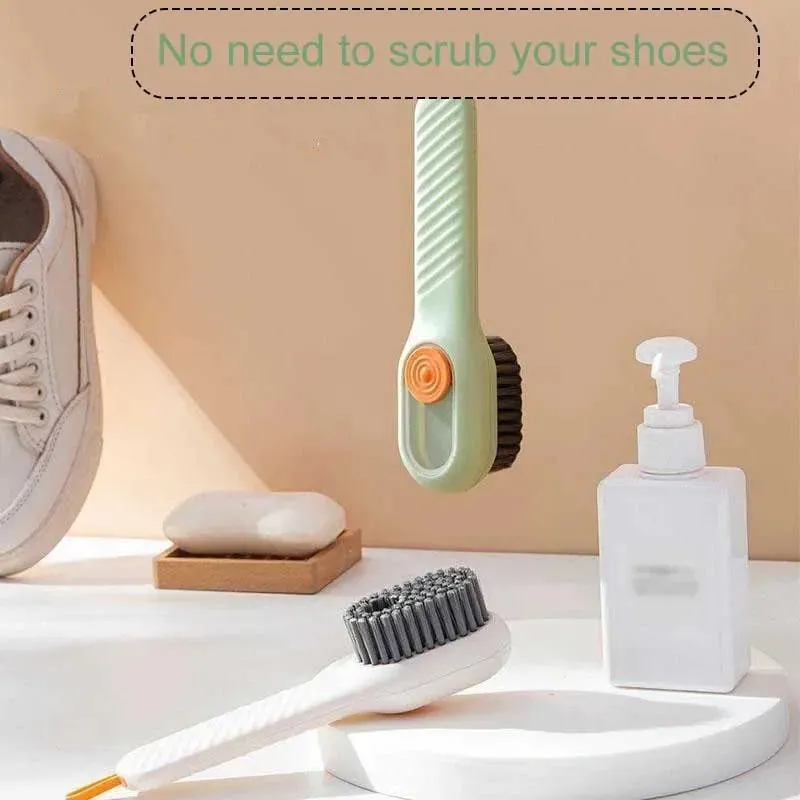 Multi-Functional Cleaning Brush With Soap Dispenser