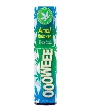 Oooweee Anal Relaxing Silicone Lube W- Hemp Seed Oil 0.5 Oz