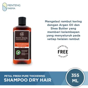 Petal Fresh Pure Thickening Shampoo Dry Hair 355 mL - Merawat Rambut Kering dan Kusut