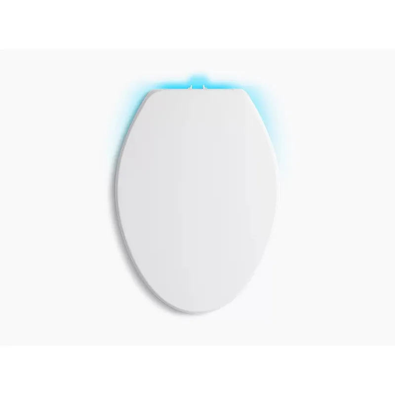 Purefresh Elongated Slow-Close Toilet Seat in White