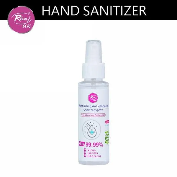 RIVAJ UK ANTI-BACTERIAL HAND SANITIZER SPRAY 100ML