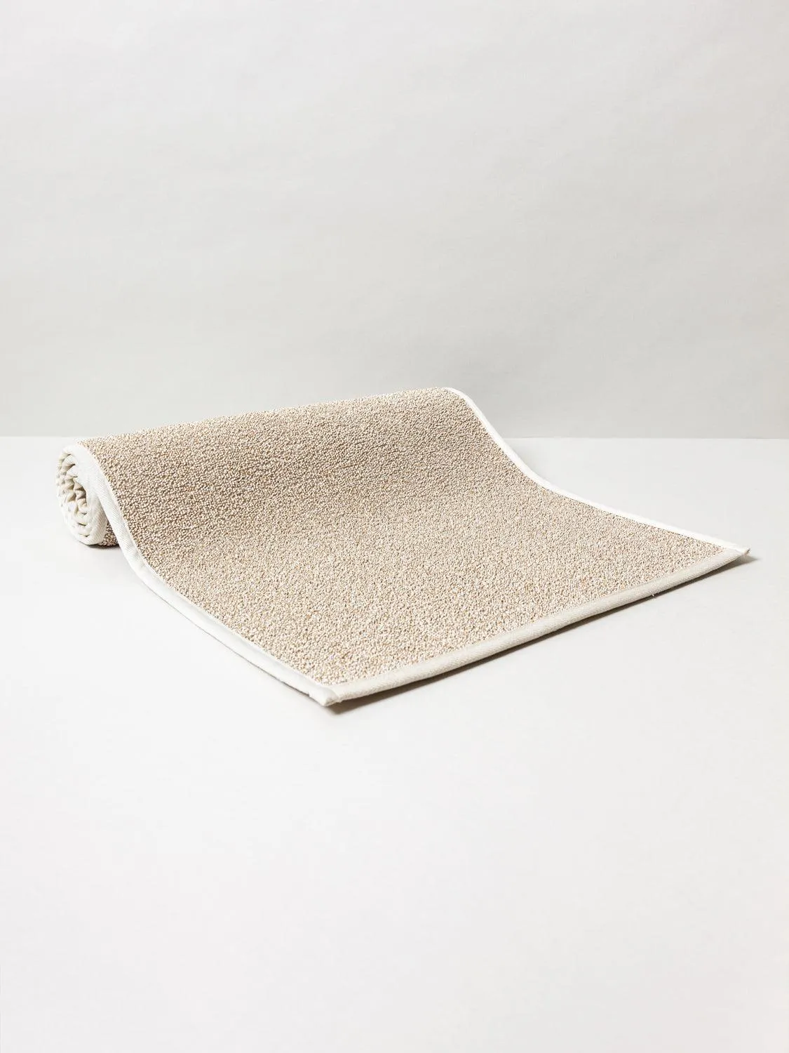 Sasawashi Bath Mat, Beige (Long)