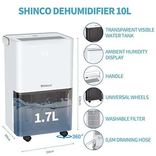 SHINCO 10L/Day Energy Efficient Electric (New)