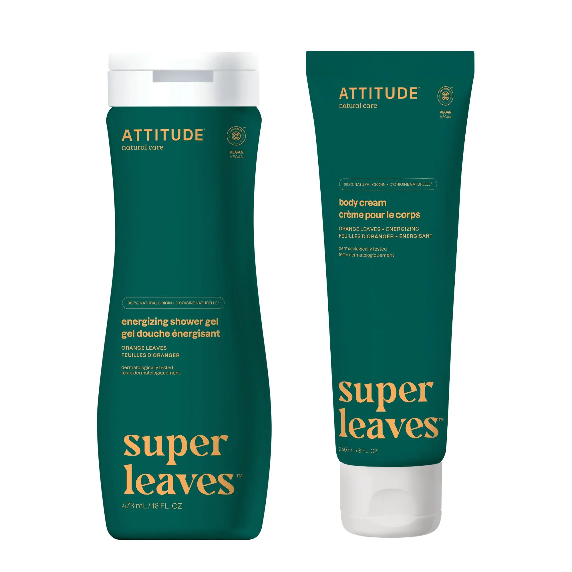 Shower gel   body cream duo : SUPER LEAVES™