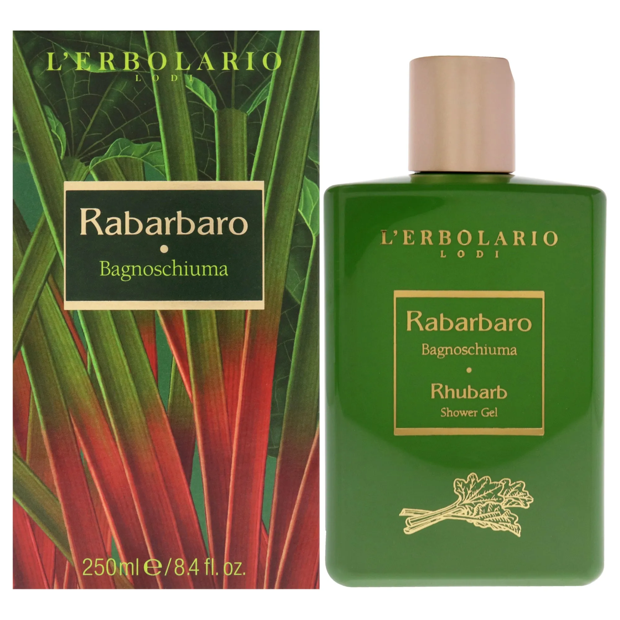 Shower Gel - Rhubarb by LErbolario for Unisex - 8.4 oz Shower Gel