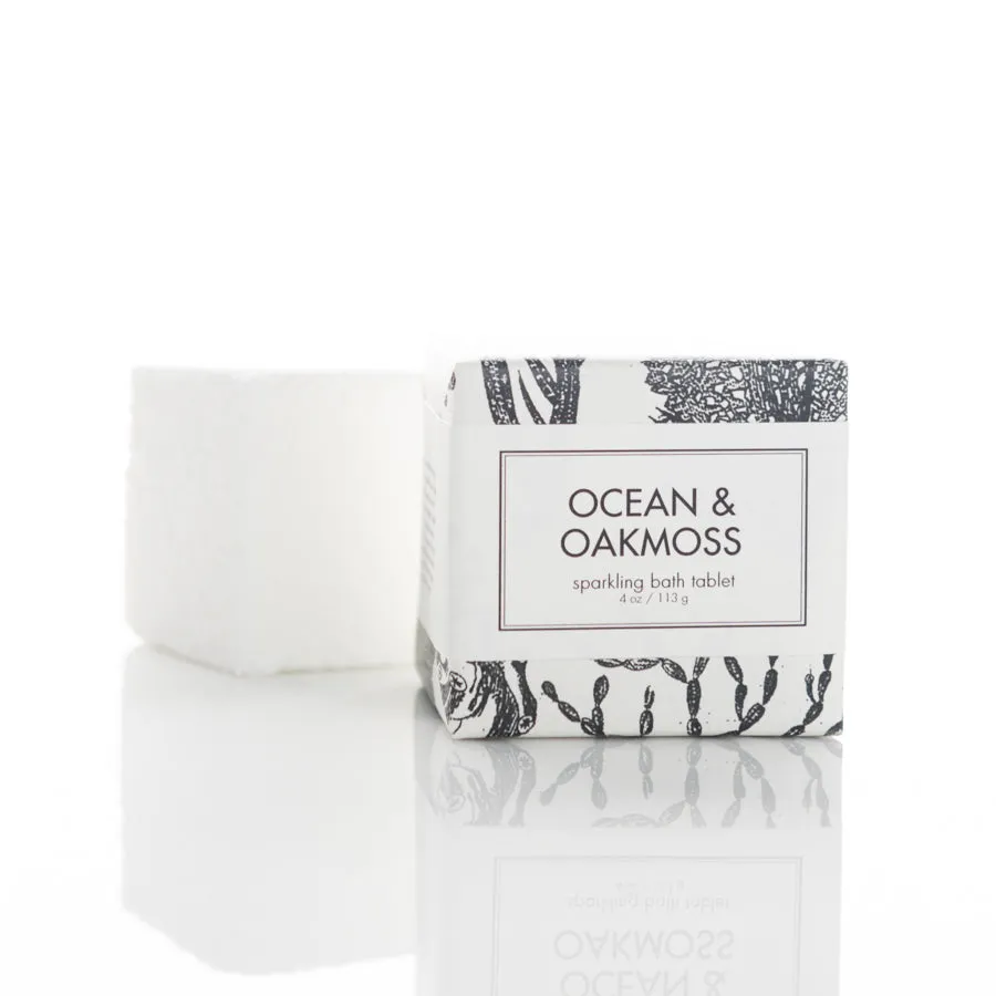 Sparkling Bath Tablet - Ocean & Oakmoss