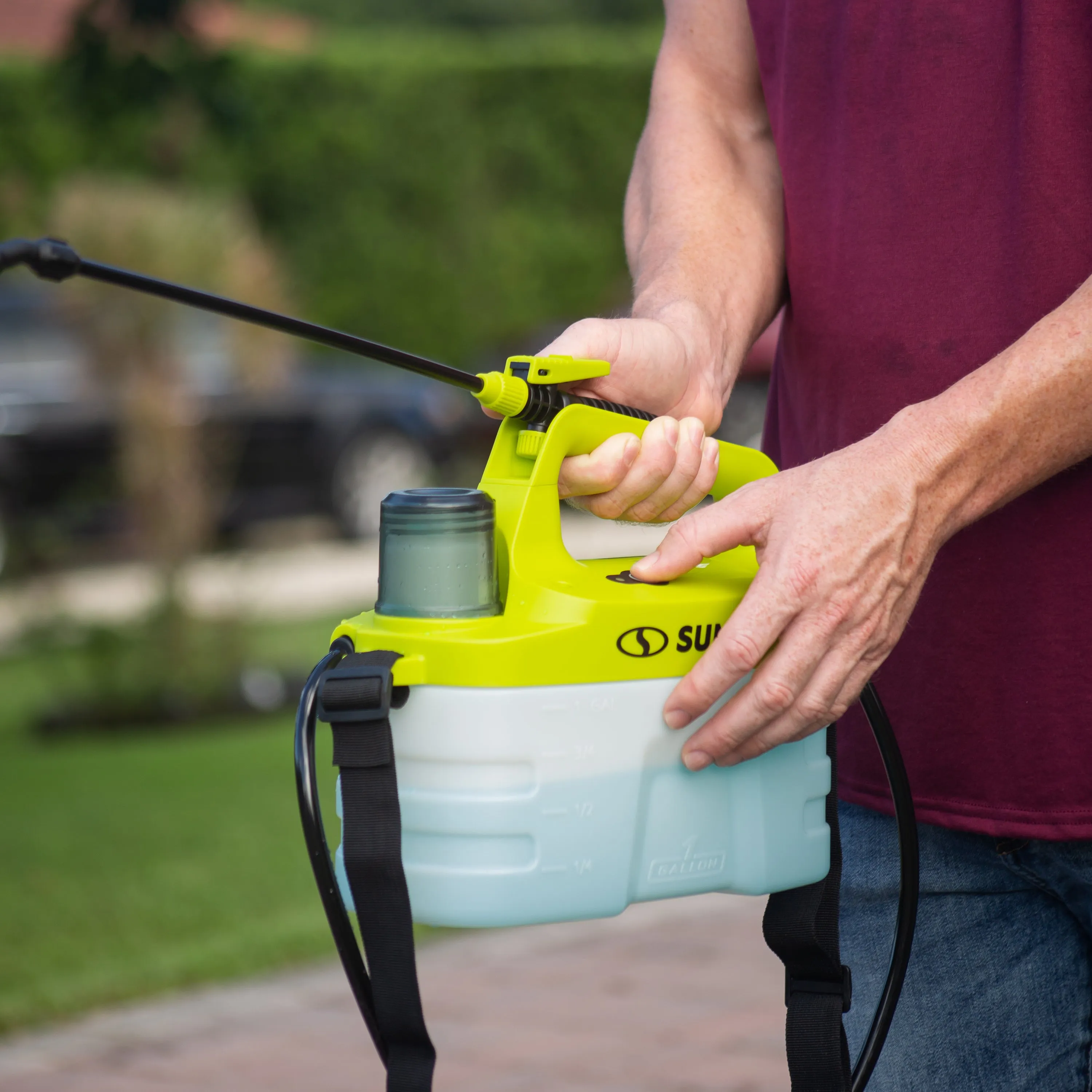 Sun Joe SJ-APS-1G Cordless All Purpose Chemical Sprayer | 4-Volt | 1-Gallon