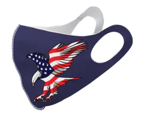 US Eagle Flag Dark Olson Face Mask